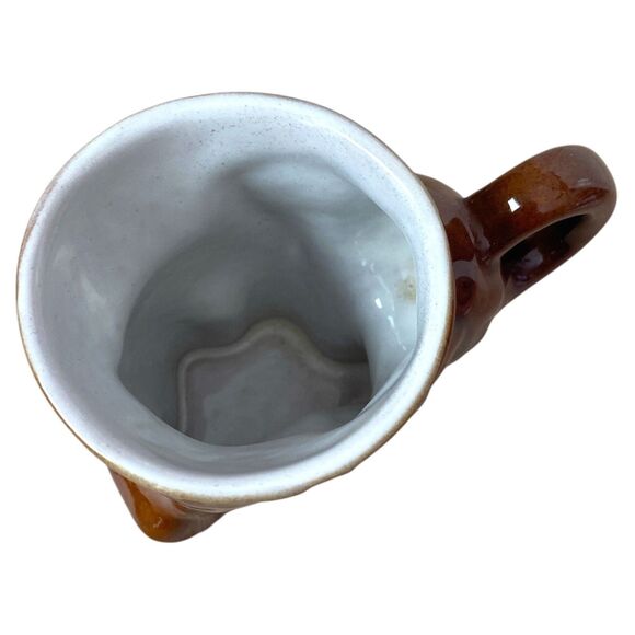 Frankoma GOP Republican Elephant Mug 1974 Brown Political Coffee Cup USA Pottery - Picture 5 of 6